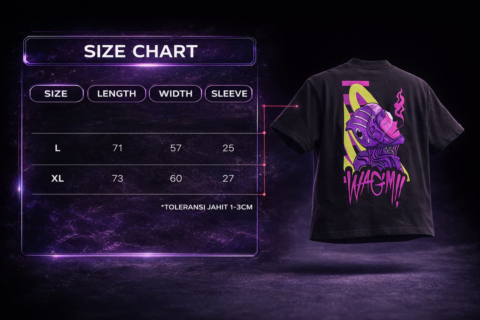 Size Chart 0xTanda